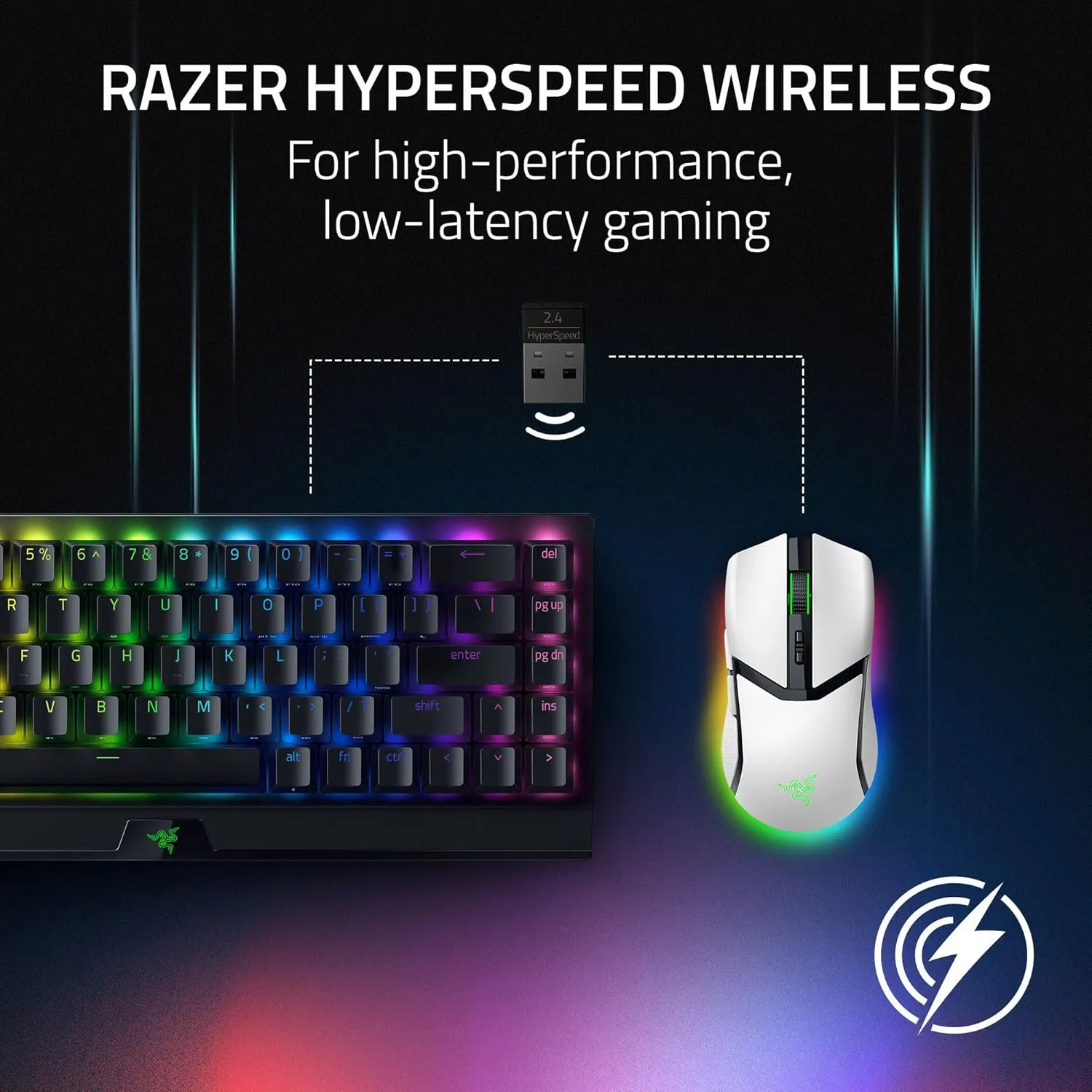 Razer Cobra Pro Wireless Gaming Mouse (White) overview 3