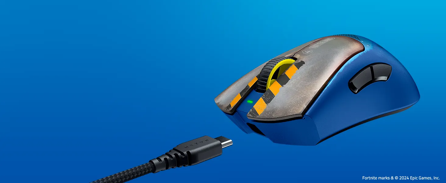 Razer DeathAdder V3 Pro Fortnite Edition Wireless Gaming Mouse overview 5