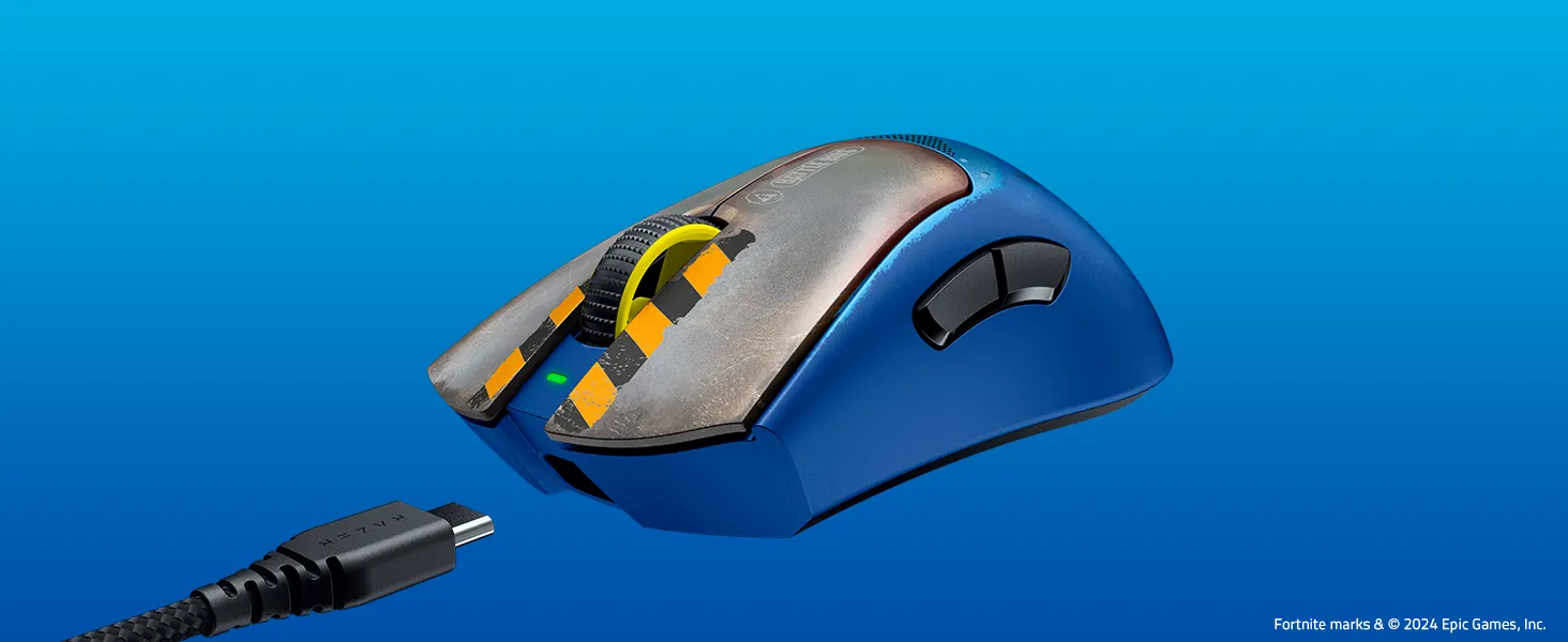 Razer DeathAdder V3 Pro Fortnite Edition Wireless Gaming Mouse overview 7