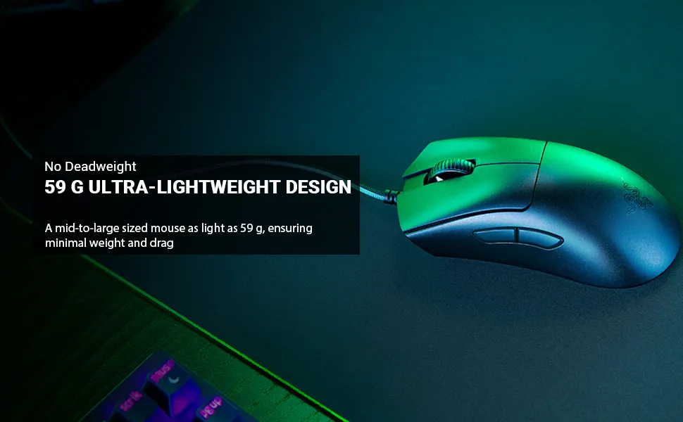 Razer DeathAdder V3 Ultra Light weight Ergonomic Esports Gaming Mouse overview 1