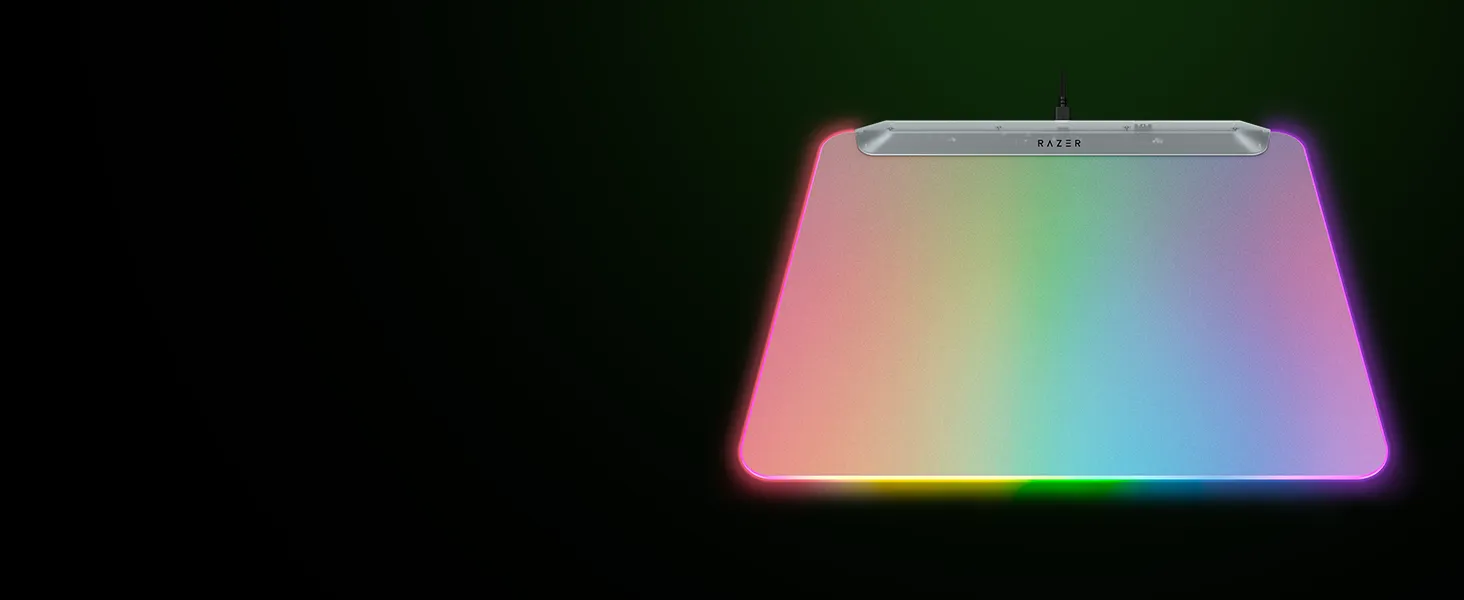 Razer Firefly V2 Pro Fully Illuminated RGB Gaming Mouse Mat (Phantom White Edition) overview 3