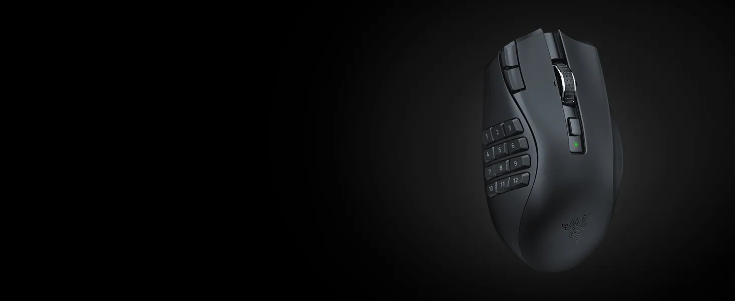 Razer Naga V2 Hyperspeed Wireless Gaming MMO Mouse overview 2
