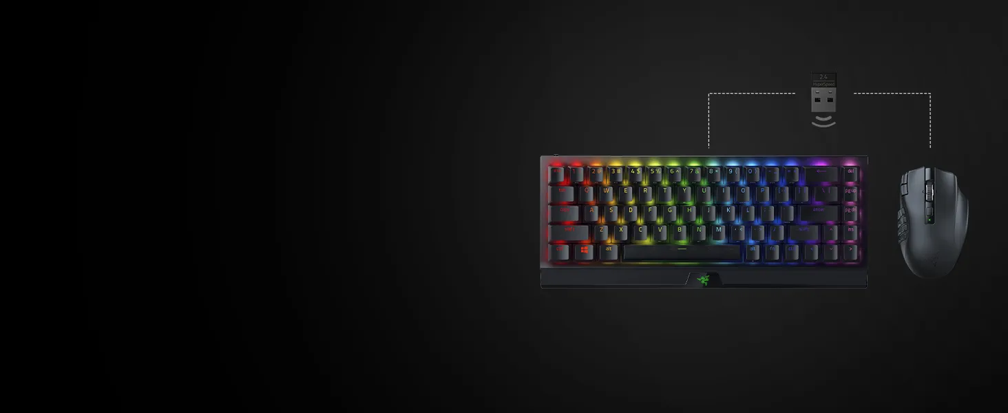 Razer Naga V2 Hyperspeed Wireless Gaming MMO Mouse overview 3