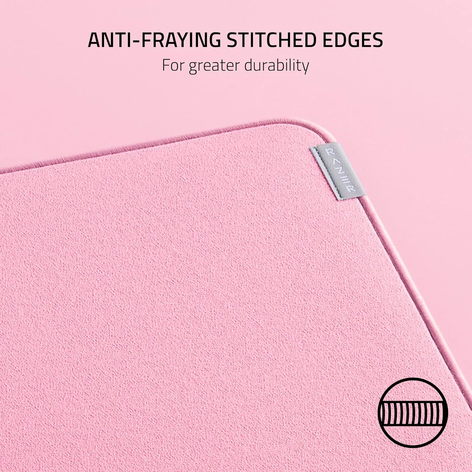 Razer Strider Hybrid Mouse Mat with a Soft Base and Smooth Glide - Large (Quartz Pink) overview 4