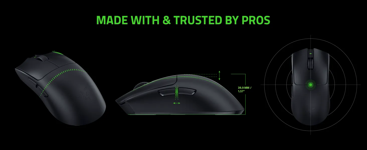 Razer Viper V3 Pro Wireless Esports Gaming Mouse (Black) overview 7