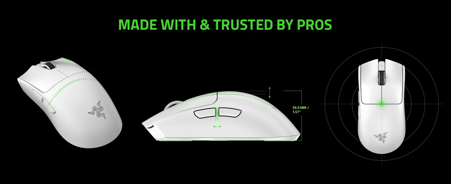 Razer Viper V3 Pro Wireless Esports Gaming Mouse (White) overview 10