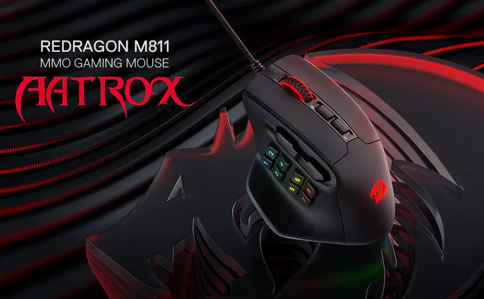 Redragon AATROX ‎M811 RGB Wired Gaming Mouse overview 1