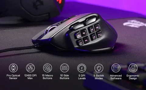 Redragon AATROX ‎M811 RGB Wired Gaming Mouse overview 2