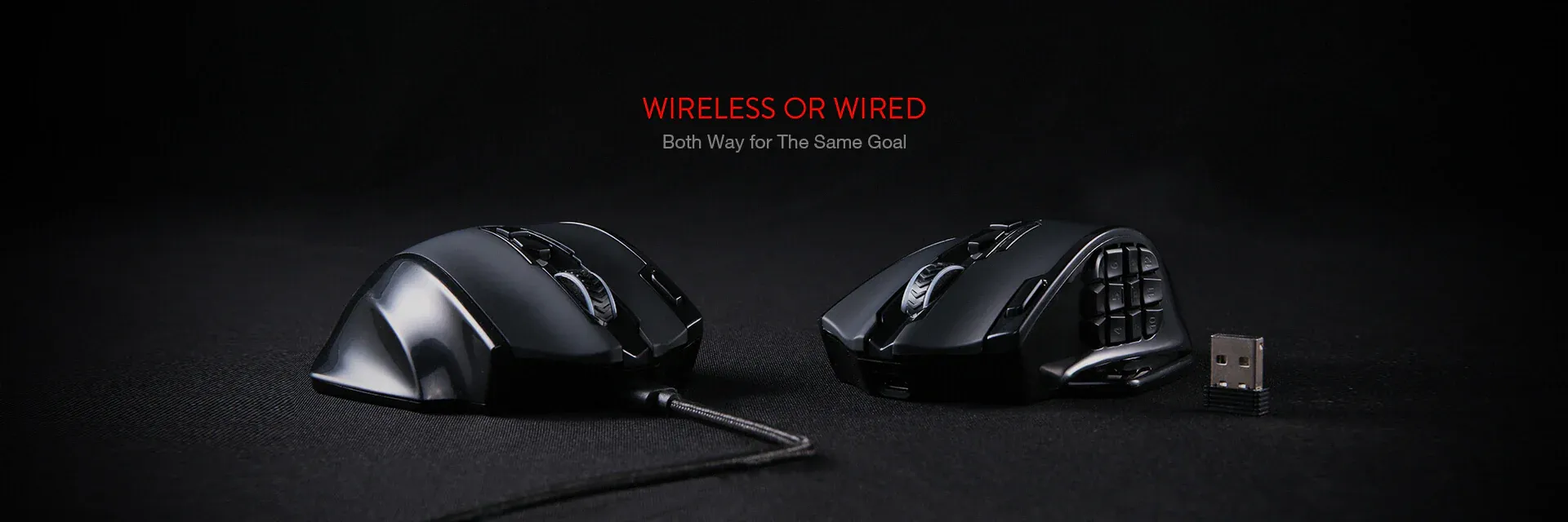 Redragon M913 Impact Elite Wired and Wireless Gaming Mouse (Black) overview 3