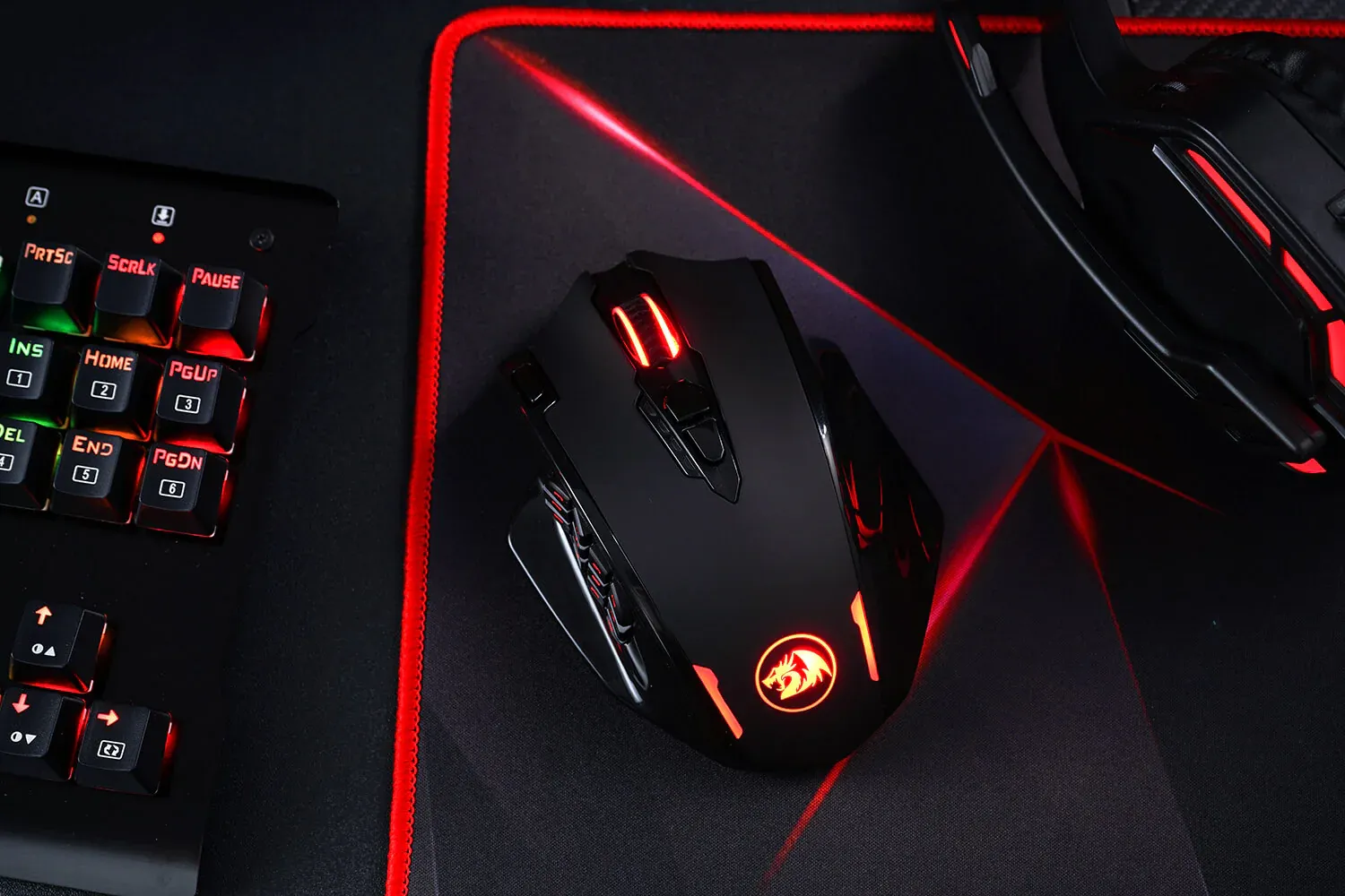 Redragon M913 Impact Elite Wired and Wireless Gaming Mouse (Black) overview 6
