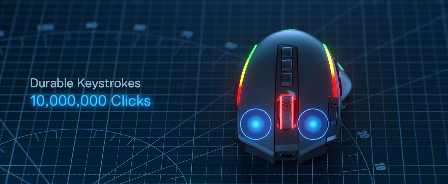 Redragon Predator M612 Pro RGB Wireless Mouse overview 7