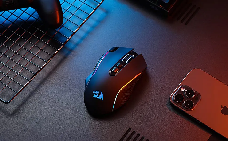 Redragon Taipan Pro M810 Pro RGB Wired And Wireless Mouse overview 7