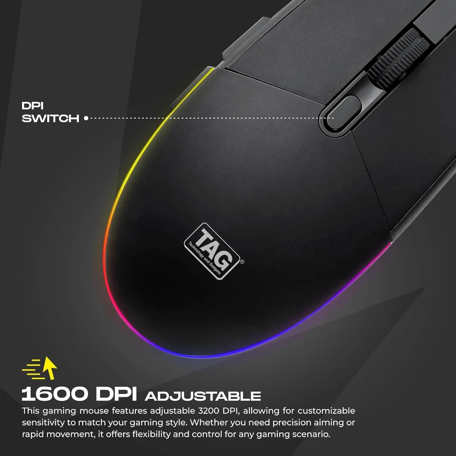 TAG Ivy Wired Gaming Mouse overview 2