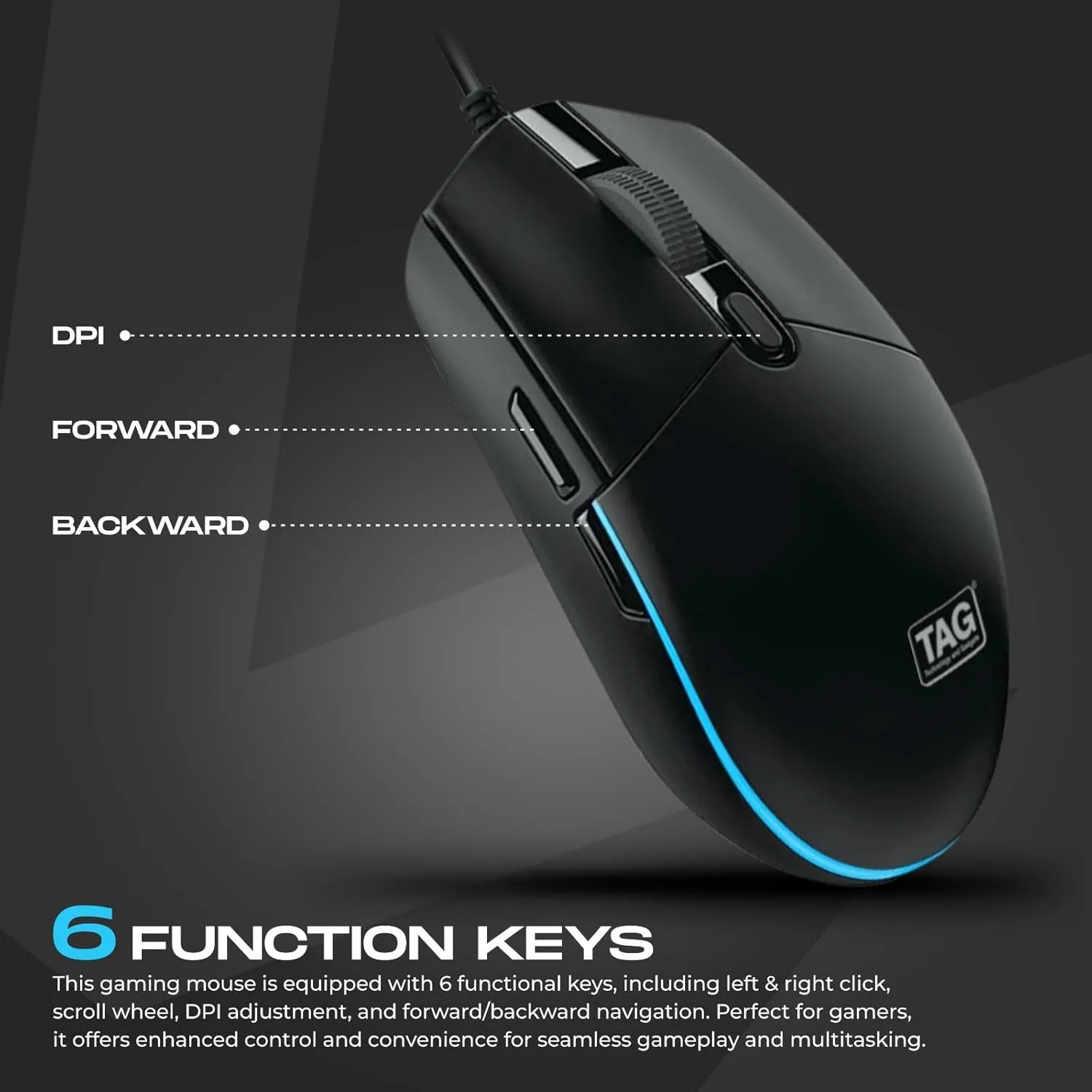 TAG Ivy Wired Gaming Mouse overview 3