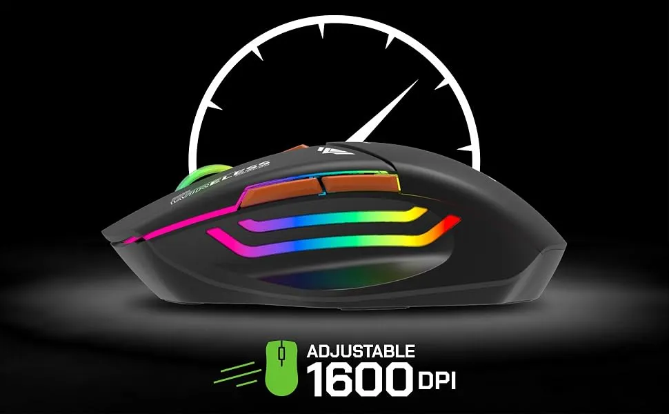 TAG WH800 Wireless Gaming Mouse (White) overview 2