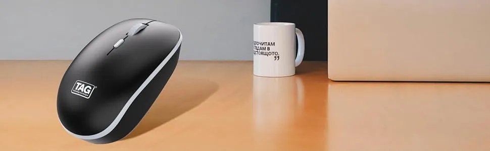 TAG WM500 Wireless Mouse (Black/Grey) overview 2
