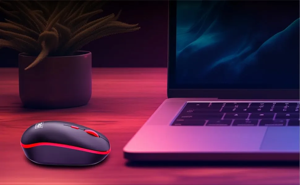 TAG WM500 Wireless Mouse (Black/Red) overview 1