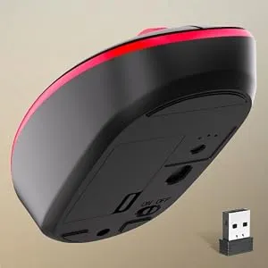 TAG WM500 Wireless Mouse (Black/Red) overview 3