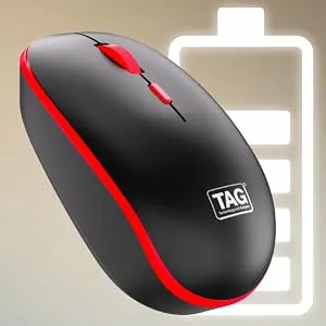 TAG WM500 Wireless Mouse (Black/Red) overview 5