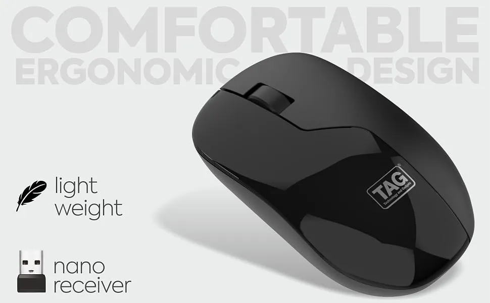TAG WM600 Wireless Mouse (Black) overview 2