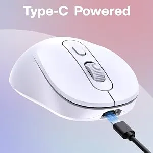 TAG WM900 Dual Mode Wireless Mouse (White) overview 3