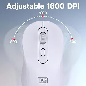 TAG WM900 Dual Mode Wireless Mouse (White) overview 4