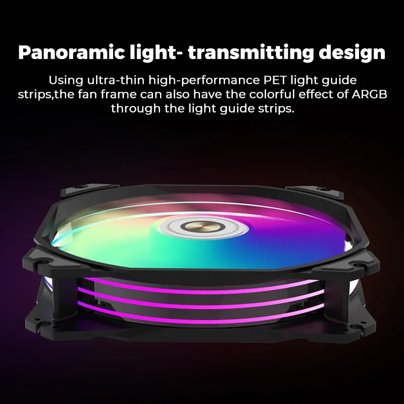 ALSEYE M120-PB-A RGB Fan (Black) overview 2
