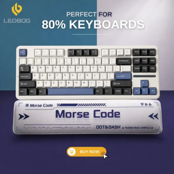 AULA Leobog Ergonomic Gaming Wrist Rest (Morse Code) overview 1