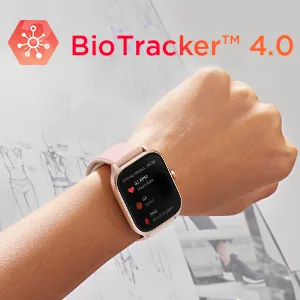 Amazfit GTS 4 Smart Watch Misty White overview 7