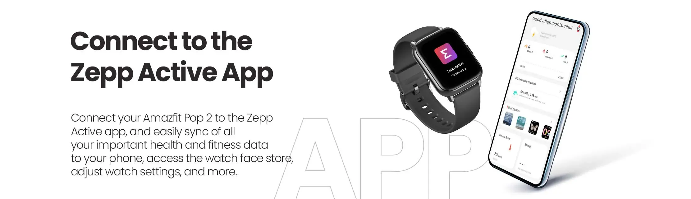 Amazfit Pop 2 Smart Watch Pink overview 7