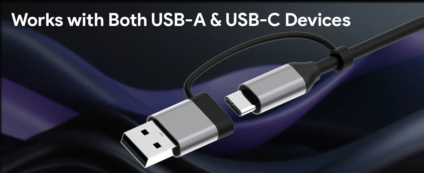 Amkette Type A+C 5 in 1 USB 3.0 Hub - (Grey) overview 4