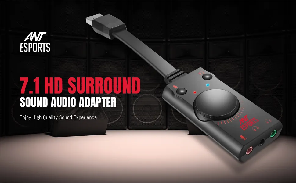 Ant Esports 7.1 USB Sound Card overview 1