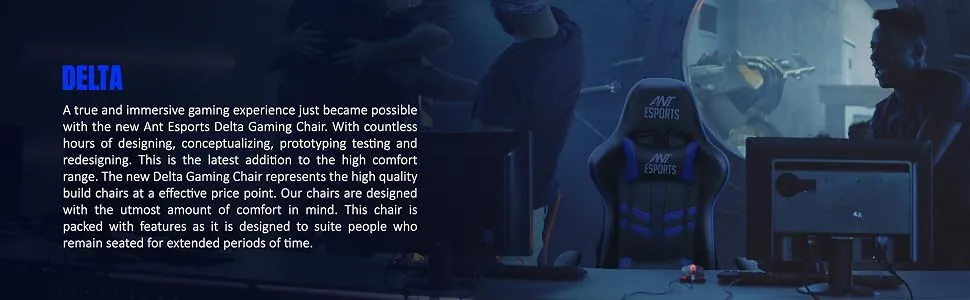 Ant Esports GameX Delta (Blue-Black) overview 2
