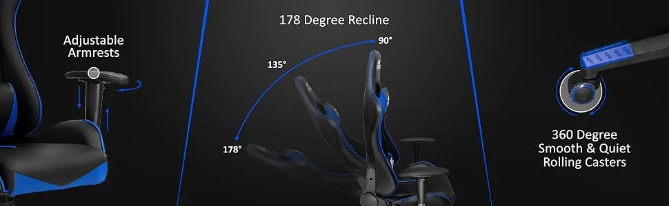 Ant Esports GameX Delta (Blue-Black) overview 4