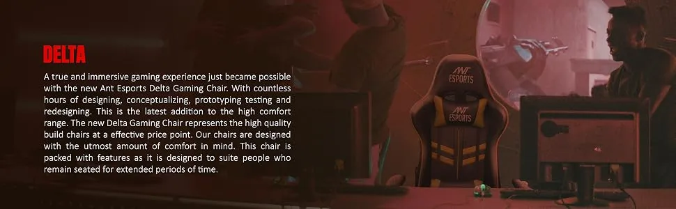 Ant Esports GameX Delta (Red-Black) overview 2