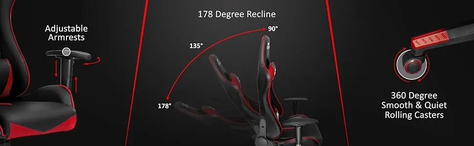 Ant Esports GameX Delta (Red-Black) overview 4