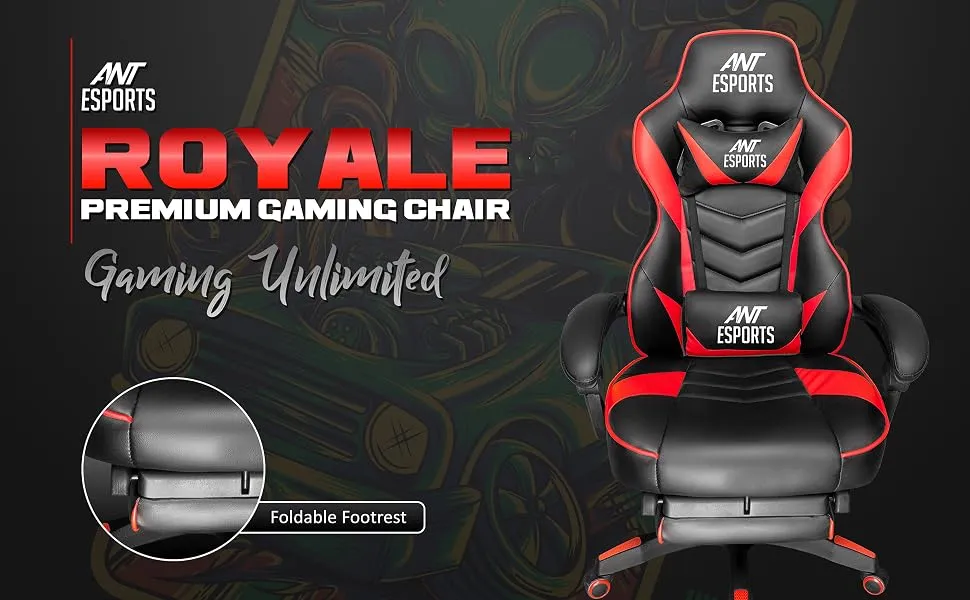 Ant Esports GameX Royale (Red-Black) overview 1