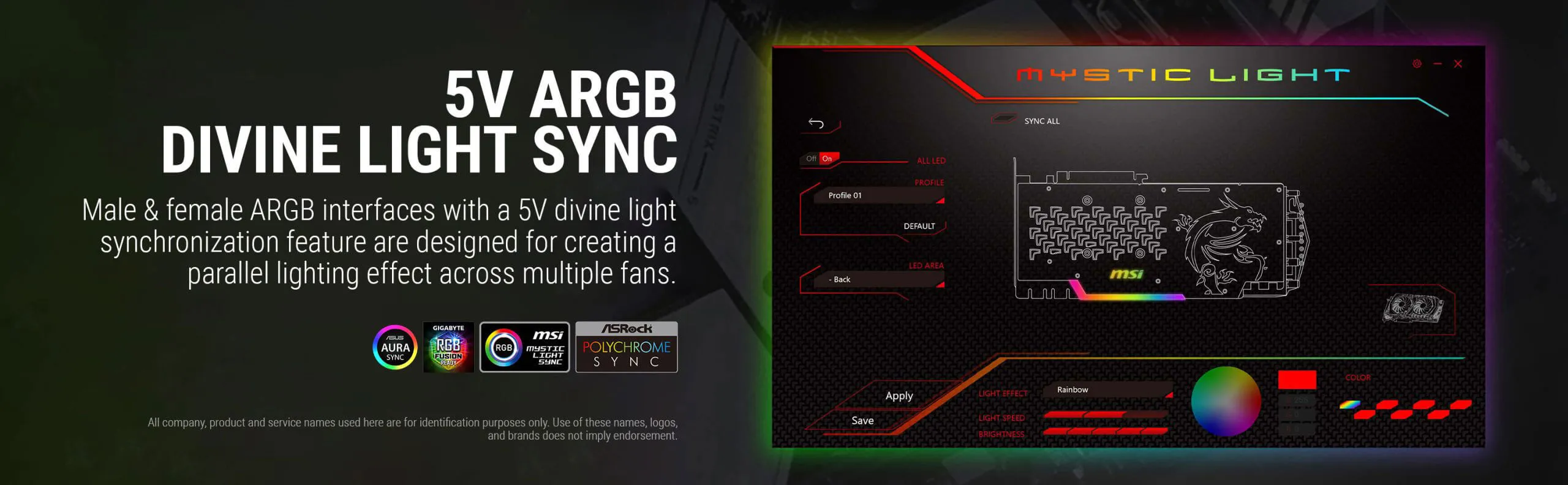 Ant Esports Infinity Flow ARGB - 120mm PWM Cabinet Fan Triple Pack overview 5