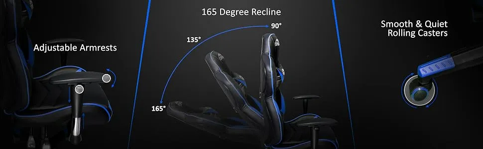 Ant Esports Infinity Plus (Blue-Black) overview 4