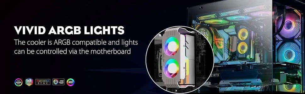 Ant Esports MMR50 Desktop Memory Cooler – Black overview 5