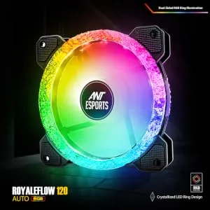 Ant Esports RoyaleFlow 120 Auto RGB Cabinet Fan (Single Pack) overview 2