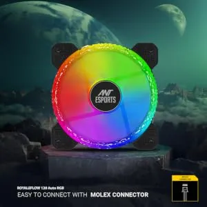 Ant Esports RoyaleFlow 120 Auto RGB Cabinet Fan (Single Pack) overview 3