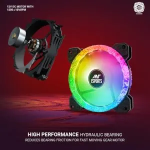 Ant Esports RoyaleFlow 120 Auto RGB Cabinet Fan (Single Pack) overview 7