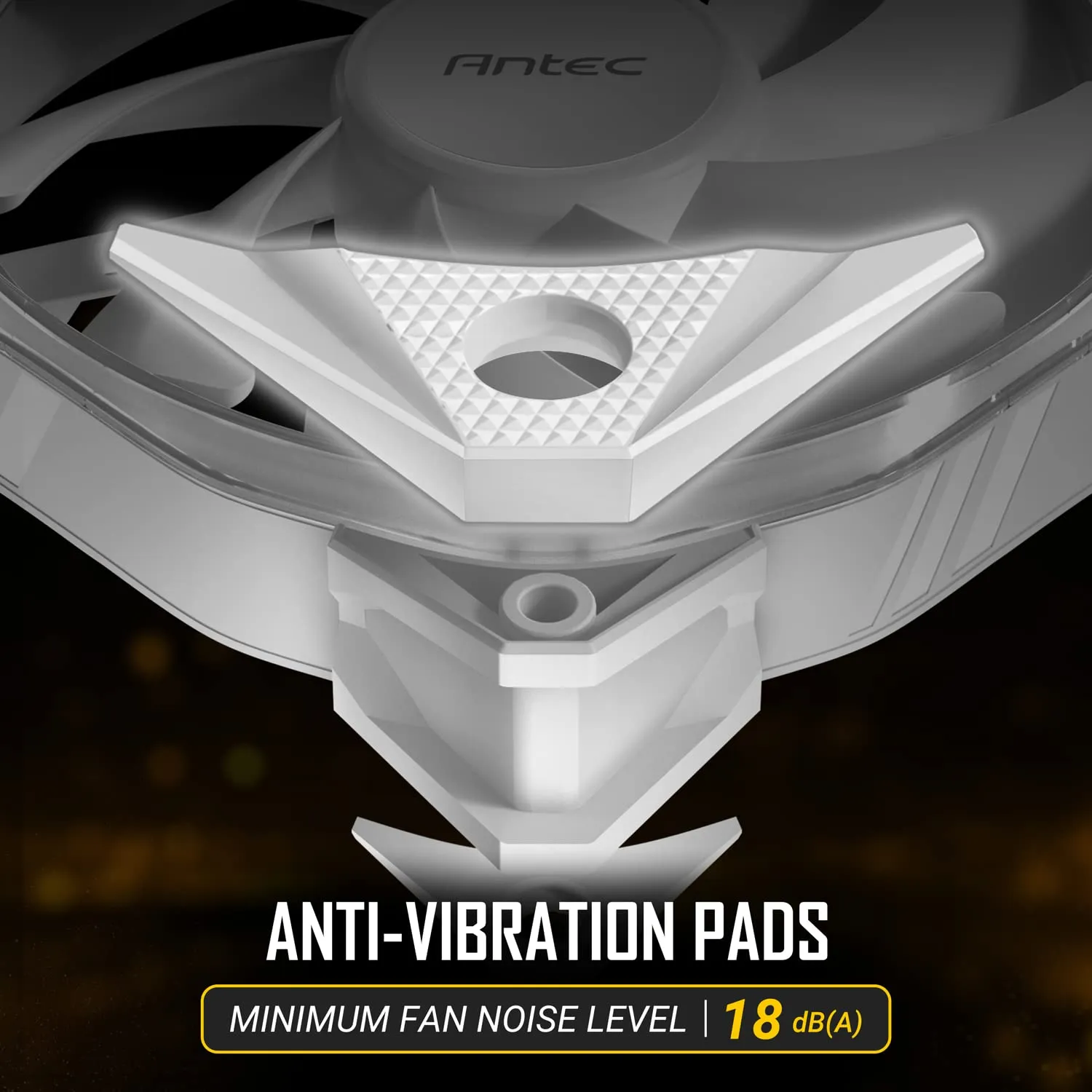 Antec Fusion 120 ARGB White - 120mm ARGB Cabinet Fan (Single Pack) overview 2