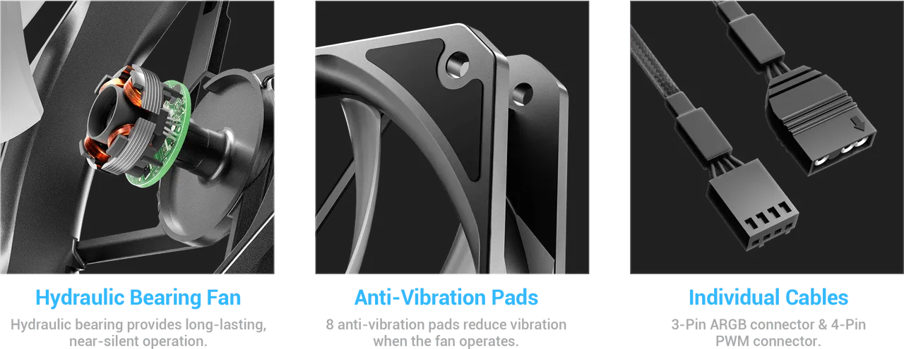 Antec P12R ARGB 120mm Reverse Cabinet Fan overview 4