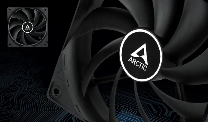 Arctic F12 PWM PST Black overview 4
