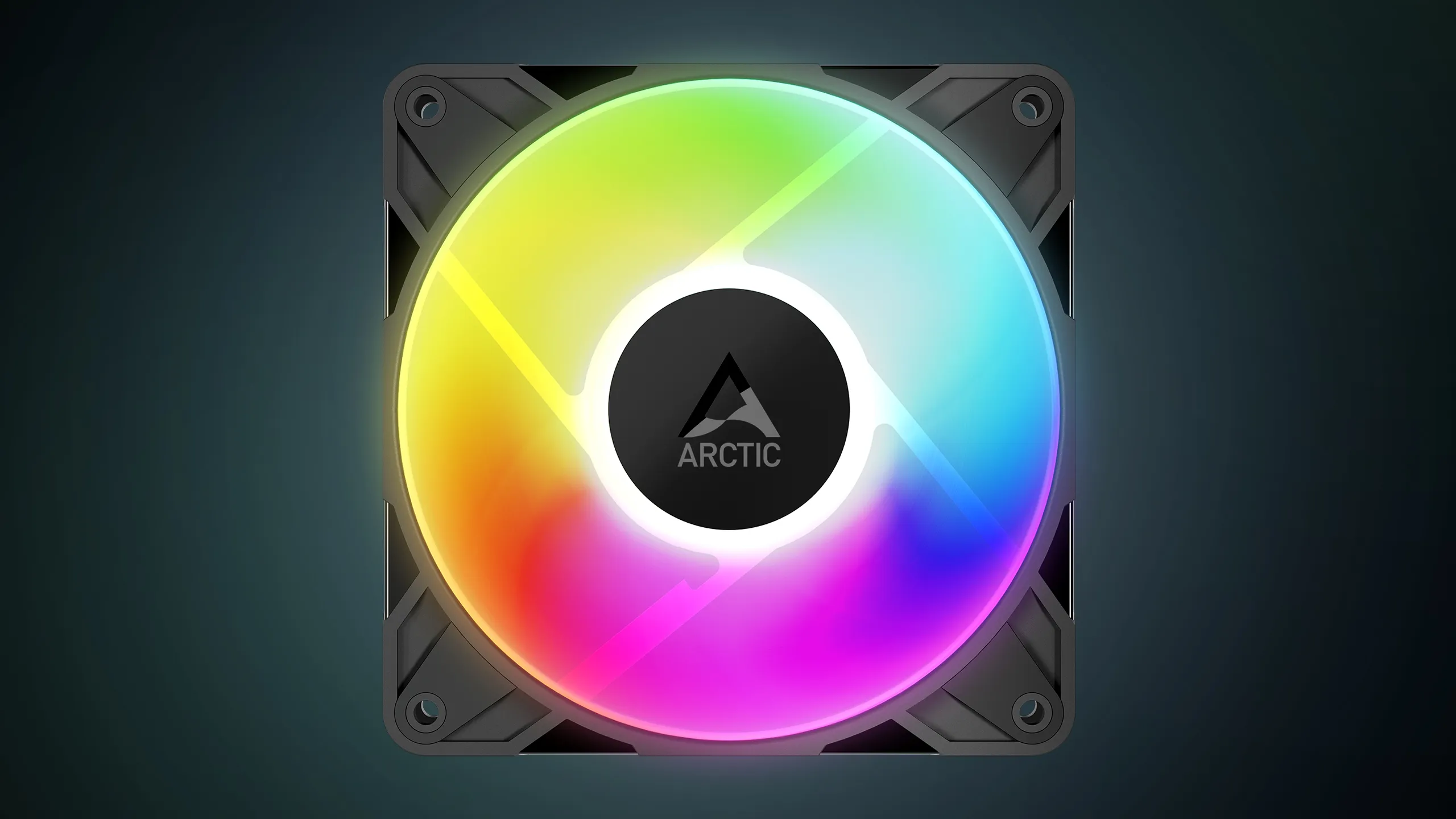 Arctic P12 Pro 120mm ARGB Cabinet Fan 3 Pack (Black) overview 1