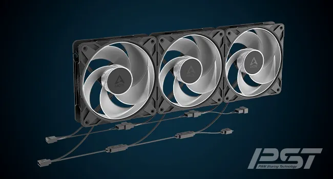 Arctic P12 Pro Reverse ARGB 120mm Triple Pack Cabinet Fan overview 6