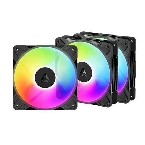 Arctic P12 Pro Reverse ARGB 120mm Triple Pack Cabinet Fan