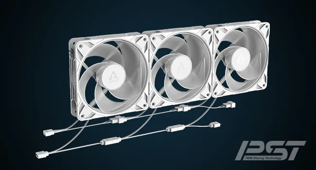 Arctic P12 Pro Reverse ARGB 120mm White Cabinet Fan overview 6